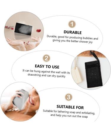 Baluue 20 Pcs Soap Foaming Mesh Bag Soap Drawstring Bath Bags Shower Soap Bag Perm Tin Soapdish Nylon Fiber - Buy Online on GoSupps.com