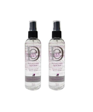 DS Reflections Liquid Shine Humidity-Resistant Hair Polish Spray 4oz (2pack) Clear