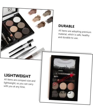 FOMIYES 1 Set Eyebrow Powder Set Girl Makeup Accessory Abs Woman Make up Eyebrow Pencil - Buy Online on GoSupps.com