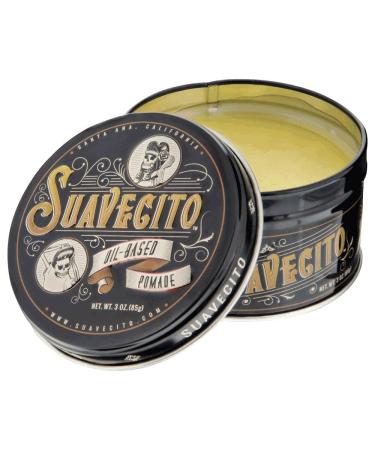Suavecito Oil Based Pomade | Healthy Shine & Long Lasting Hold | Medium Hold for All Hair Types | 3oz/85g x 2 - Buy Online! - Buy Online on GoSupps.com