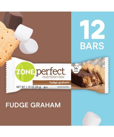 ZonePerfect Nutrition Bars Fudge Graham 12 Bars 1.76 oz (50 g) Each