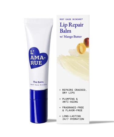 L'AMARUE Lip Repair Balm - 0.33 fl oz: Intensive Repair for Dry Cracked Aging Lips | Hydrating Moisturizing & Soothing | Chapped Lips & Helps in Eczema | Vegan Fragrance-Free Soothing Lip Balm
