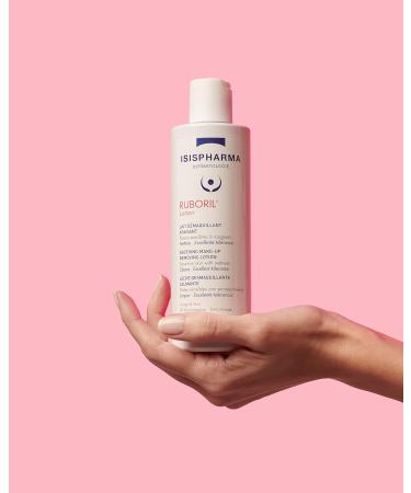 ISISPharma Ruboril Lotion - Soothing Cleansing Milk for Sensitive Skin | 250ml | Redness Relief - No Rinse - Face & Eyes - Imported from France - Buy Online on GoSupps.com