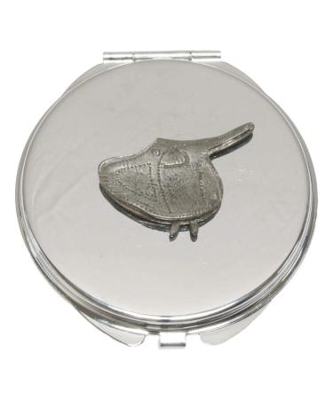 Saddle Compact Mirror Handbag Gift With Free Engraving 307