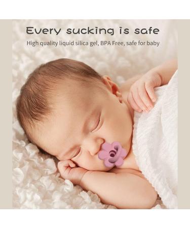 GLASSNOBLE Silicone Pacifier Chain for Newborns - Deep Rose | Safe Stylish & Durable Baby Accessory - Buy Online on GoSupps.com