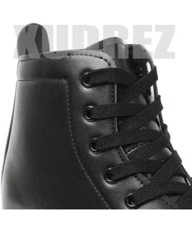 XUDREZ Classic High-Top Double-Row Leather Roller Skates | Men's Size 5 / Women's Size 6.5 | Black Wheels | Size 37 - Buy Online on GoSupps.com