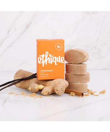 Ethique Gingersnap Face Scrub - Sugar Scrub Bar for All Skin Types - 3.53 oz - Buy Online on GoSupps.com