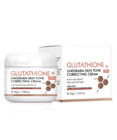 Glutathione Face Cream - Even Skin Tone Face Cream - Kojic Acid Face Cream - Sensitive Moisturising Cream - Face Moisturiser Cream - Anti Wrinkle Anti Aging Skin Tone Correcting (50g)