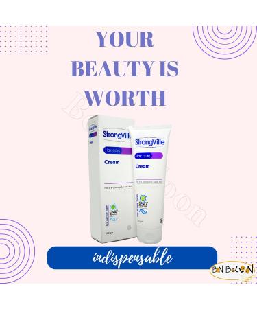 Buy Cream Strong Ville Extra Vital Hair Complex - Boost Softness Shine & Beauty for All Hair Types (4.23 oz - Buy Online on GoSupps.com