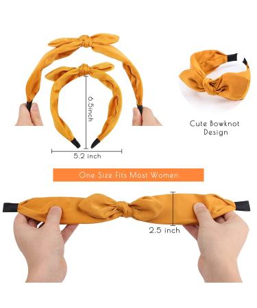 TOBATOBA Knotted Bow Headband for Women - Bunny Ears Fashion Headband - Buy Online on GoSupps.com