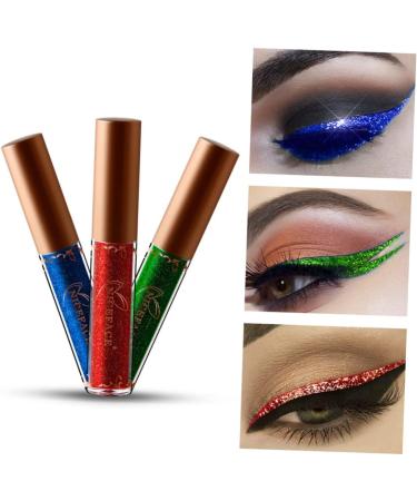 Angoily 3pcs Eyeliner Pencil Pearlescent Liquid Eyeliner Liquid Eye Shadow Women Eyeliner Cosmetic Highlight 1 count (Pack of 1) 08x3pcs - Buy Online on GoSupps.com