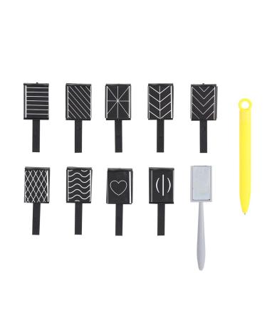 11Pcs/Set 3D Cat Eye Magnetic LED Polishing Soak Off UV Gel Stick Manicure Nail Art Tools