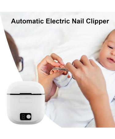 Electric Nail Trimmer | Adjustable Three-Speed Electric Nail Cutter | Three-Speed Control Electric Toenail Clippers with LED Light for Seniors Relatives - Buy Online on GoSupps.com