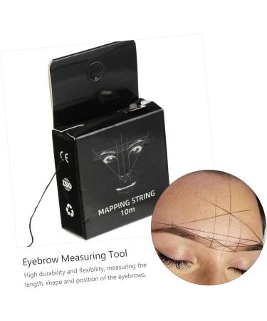 NOLITOY Ink Pattern Embroidery Thread Ruler Eyebrow Ruler Brow Mapping Thread Microblading Ruler Draw a Line - Buy Online on GoSupps.com