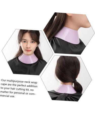 Ipetboom Scarf Hair Cut Cape Fox Ears Headband Collar Stays for Men Hair Cutting Guide Collar Cutting Collar for Hairstylist Mens Apron Mens Overalls Cape for Hair Cutting Purple 29x29cm - Buy Online on GoSupps.com