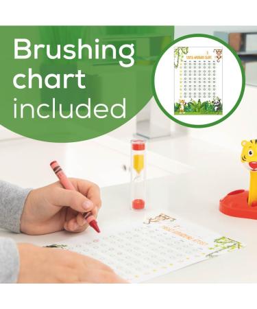 Beurer TB10 Kids Electric Toothbrush Kit - Fun Theo The Tiger 2 Extra-Soft Brush Heads 2-Minute Timer BPA-Free Safe for Ages 3 - Buy Online on GoSupps.com