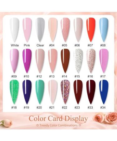 18g/Box Acrylic Powder Red Pofessional White Nude Acrylic Nail French Manicure Powder for Nail Extension Acrylic Nail System - (Color: 18g-Pink) - Buy Online on GoSupps.com