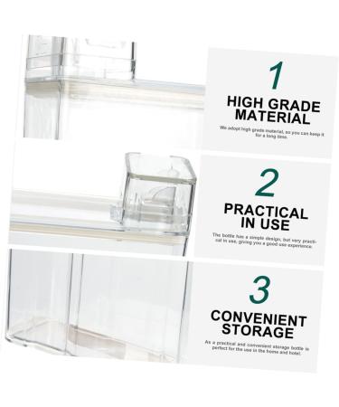 Healeved 2pcs Laundry Storage Box Tide Container Laundry Container Laundry Softener Fabric Softener Dispenser Laundry Room Storage The Pet Liquid Laundry Rack - Buy Online on GoSupps.com