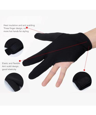 Omabeta Barber Glove 3 Finger Mittens Reusable Adjustable Comfortable Wearing Moderate Size for Hair Styling - Buy Online on GoSupps.com