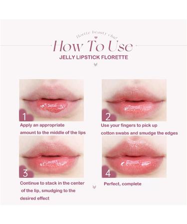 Flortte Jelly Lipstick - Heart Shape First Kiss Love (04) - Buy Online on GoSupps.com