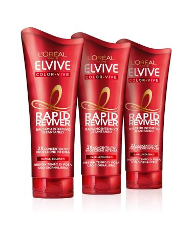 L'Or al Paris Elvive Rapid Reviver Intensive Color Vive enriched with amino acid and vitamin E for colored hair 3 pieces - Buy Online on GoSupps.com