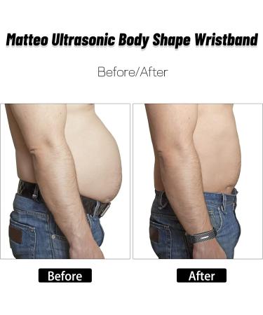 Matteo Ultrasonic Body Shape Wristband - 2022 Magnetic Bracelet for Men and Women (Blue) - Buy Online on GoSupps.com