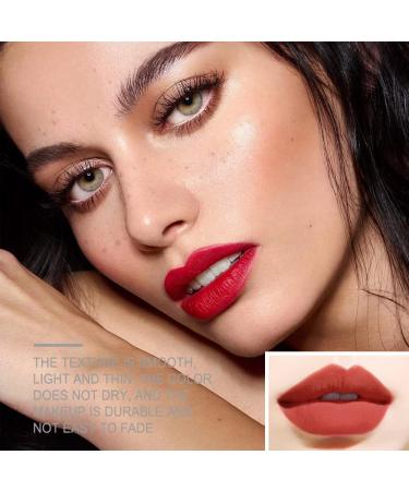 Nude Matte Liquid Lipstick Set - Long-Lasting, Moisturizing, Waterproof | 3 PC Natural Matte Velvet Lip Tint & Gloss Kit for Women & Girls - Buy Online on GoSupps.com