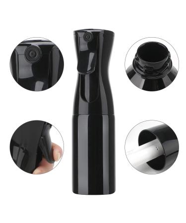 Suream 5.4oz Black Mist Spray Bottle - Fine Mist Styling Water Sprayer - Curly Hair Salon Essential - 160ml Refillable Container for Gardening, Ironing, Cleaning - Buy Online on GoSupps.com