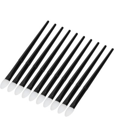 Silicone Glitter Applicator Curved Brush Tip Long Lasting Silicone Eyeshadow Brush Comfortable 10pcs for Liquid Eye Shadows - Buy Online on GoSupps.com