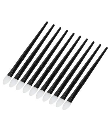 10PCS Silicone Makeup Brush Set - Reusable Eye Shadow & Lip Brushes for Liquid Eyeshadows | Soft Long Lasting Glitter Applicators - International Shipping - Buy Online on GoSupps.com