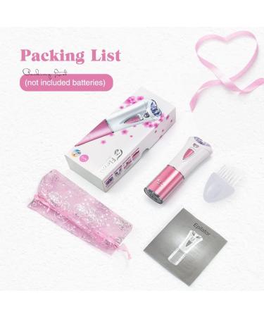 Epilator for Women Mini Epilator for Body Facial Epilator Hair Removal Smooth Glide Hair Remover with LED Portable Cordless Electric Tweezers for Face Legs Bikini - Buy Online on GoSupps.com