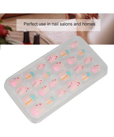 Kids Nail Art Kids False Nails Cartoon Pattern Full Cover Artificial False Nails Children False Nails Colored Girls Press On Nails Removable Kids Fake Nails (04) - Buy Online on GoSupps.com