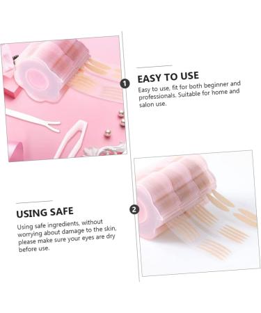 Ipetboom 1 Set Double Eyelid Sticker Clear Tape Eye Lid Lifters Tape Eyelid Sticker Tape Makeup Tools Traceless Eyelid Tape Double Eyelid Fiber Beautiful Eyes Beauty Stickers Pink - Buy Online on GoSupps.com