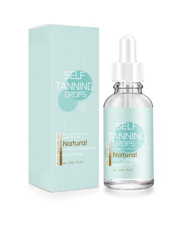 Fyearfly 30ml self-tanning drops easy to absorb soft and gradual tanning drops for the body for women and men