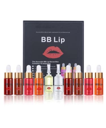 BB Lips Serum Kit BB Lips Set 1Set BB Cream Pigment Set BB Lips Serum Kit Lip Gloss for Lip Coloring Moisturizing Plumping