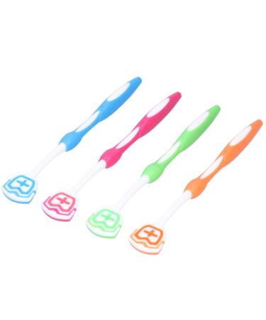 Buy Tongue Scraper & Cleaning Brush - Portable Oral Care for Fresh Breath | Orthodontic Care - Buy Online on GoSupps.com