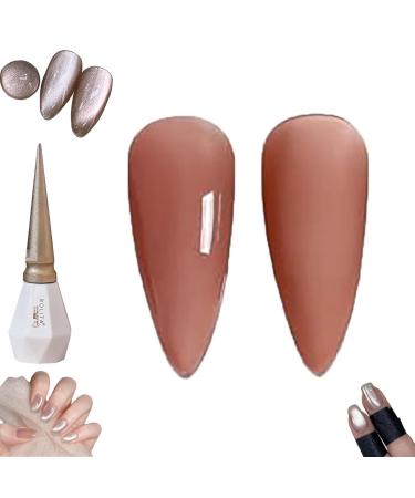 Rolita Gel Polish 2024 New 16 Colors Nude Gel Polish Rolita Nail Polish Glitter Crystal Gel Nail Polish Jelly-Colored Nail Polish Cat Eye Gel Nail Polish Quick Dry Nail Polish (0.06 Fl Oz Y-09) 0.06 Fl Oz Y-09