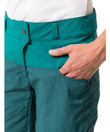 VAUDE Women's Qimsa Shorts 42 - Mallard Green | Eco-Friendly Outdoor Apparel for Women - Buy Online on GoSupps.com