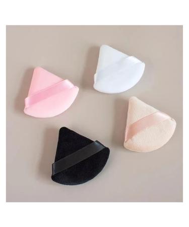 SBTRKT 6 Pack Velvet Powder Puffs | Soft Lightweight Makeup Sponges | Perfect Finish Triangle Design (Black - Buy Online on GoSupps.com