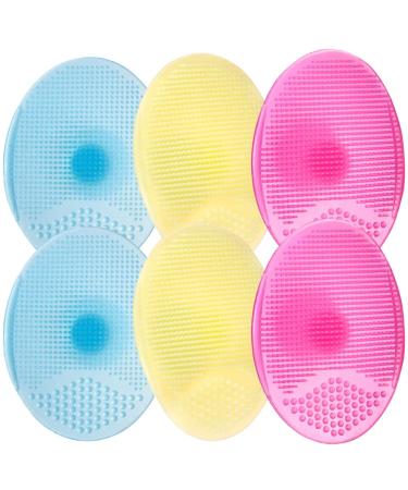 Zerodeko Baby Essentials 2 Sets Baby Bath Silicone Brush Body Hair Head Brush Soft Foam Sensory Scalp Scrubber Cleaning Tool for Infant Toddler Kids Newborn Essentials