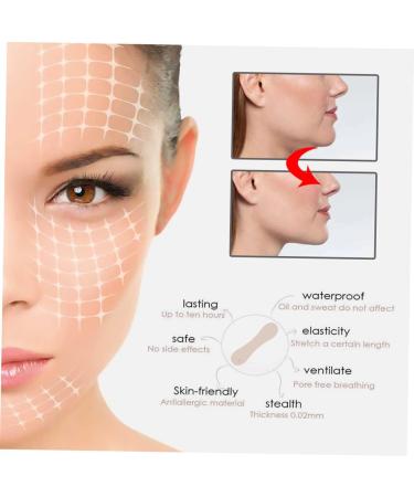 PLAFOPE 80pcs V-type Lift Face Pasters Face Tape Lifting Invisible Tape Invisible Face Tapes Face Shape Tape Sticker Face Lifting Tape Face Lifting Patches - Buy Online on GoSupps.com