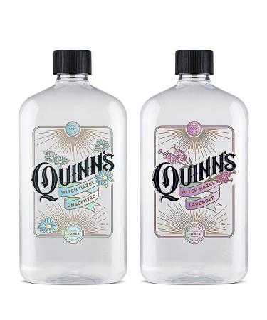 Quinn s Alcohol Free Witch Hazel Unscented 16 oz. & Quinn s Alcohol Free Witch Hazel Lavender 16 oz.