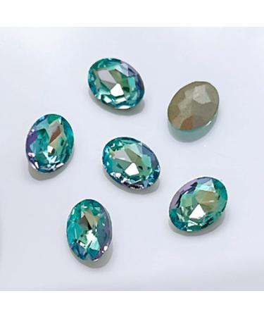 FEIlei 10x/Set Butterfly Nail Rhinestones Square Nail Charms DIY Hearts Nail Art Charms - Buy Online on GoSupps.com