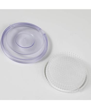 Wazakura Clear Ikebana Kenzan Japanese Flower Holder  Made in Japan  Plastic Floral Arranging Pin Frog  Round - 3(78mm) Clear - Buy Online on GoSupps.com