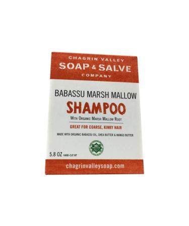 Chagrin Valley Soap & Salve Organic Natural Shampoo Bar (Babassu Marsh Mallow 1 Bar)