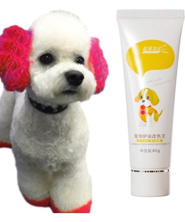 PW Tools Animal Hair Color - Fruchtaroma 80g Non-Toxic Pet Dye Cream | Fireworks Red for All Pets & Puppies - Buy Online on GoSupps.com