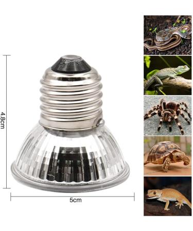 Newfun 6PC E27 50W Dimmable UVA UVB Heat Lamp for Turtles & Reptiles - Full Spectrum Sunbathing Bulb - Buy Online on GoSupps.com
