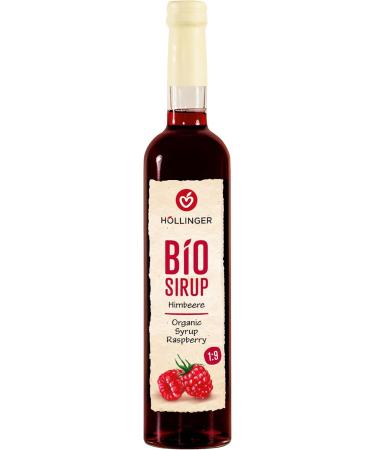 H llinger organic Raspberry syrup - vegan glass bottle 3x500ml - berry refreshment - Buy Online on GoSupps.com