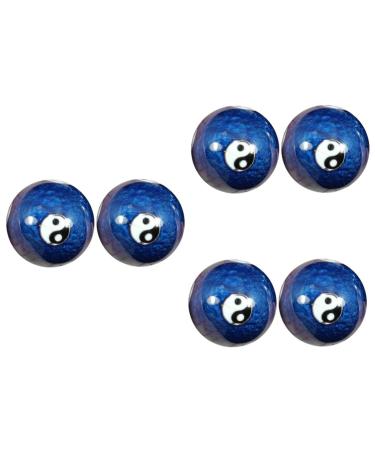 Gleavi 3 sentences health balls massage ball made of cork enamel baoding balls wellness gift gymnastics ball hand massage balls Baoding balls train vintage-balls asia handball mx3pcs bluex3stk
